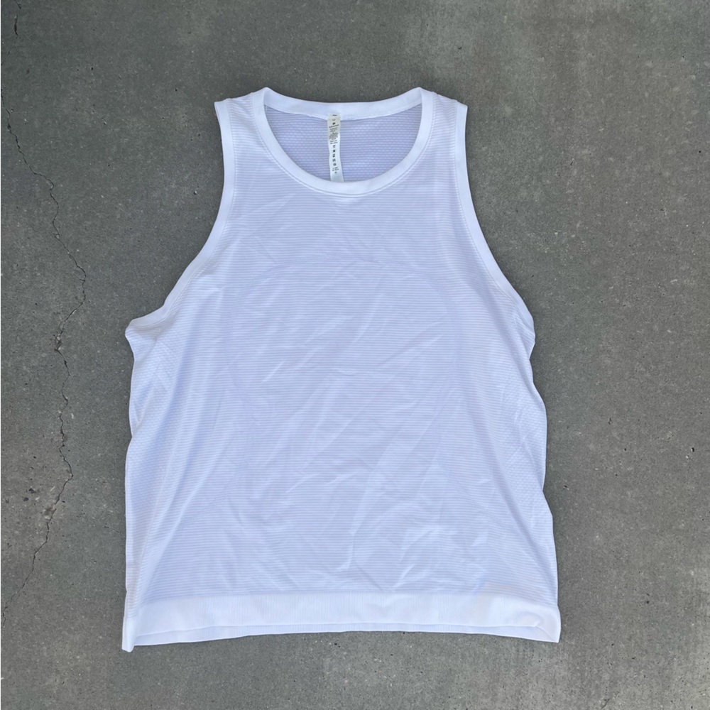 Lululemon white tank